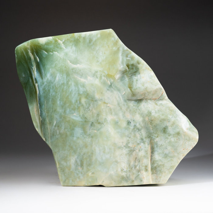 Astro Gallery of Gems Polished Green Jade Freeform From Pakistan (37.6